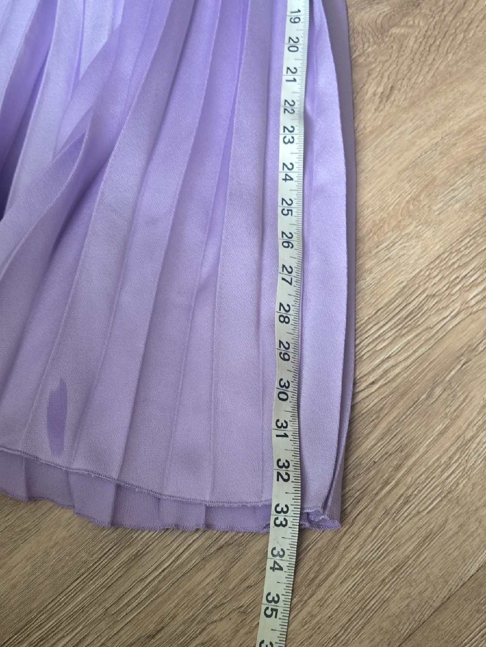 Zara Lavender Pleated Midi Skirt - Picture 4 of 6